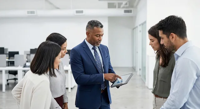 company, team, collaboration, office, meeting, technology, tablet, diverse, professionals, leadership, presentation, data, teamwork, modern, communication, strategy, innovation, group, workplace, accompaniment, ai generated. When to use a prospecting software market entry checklist